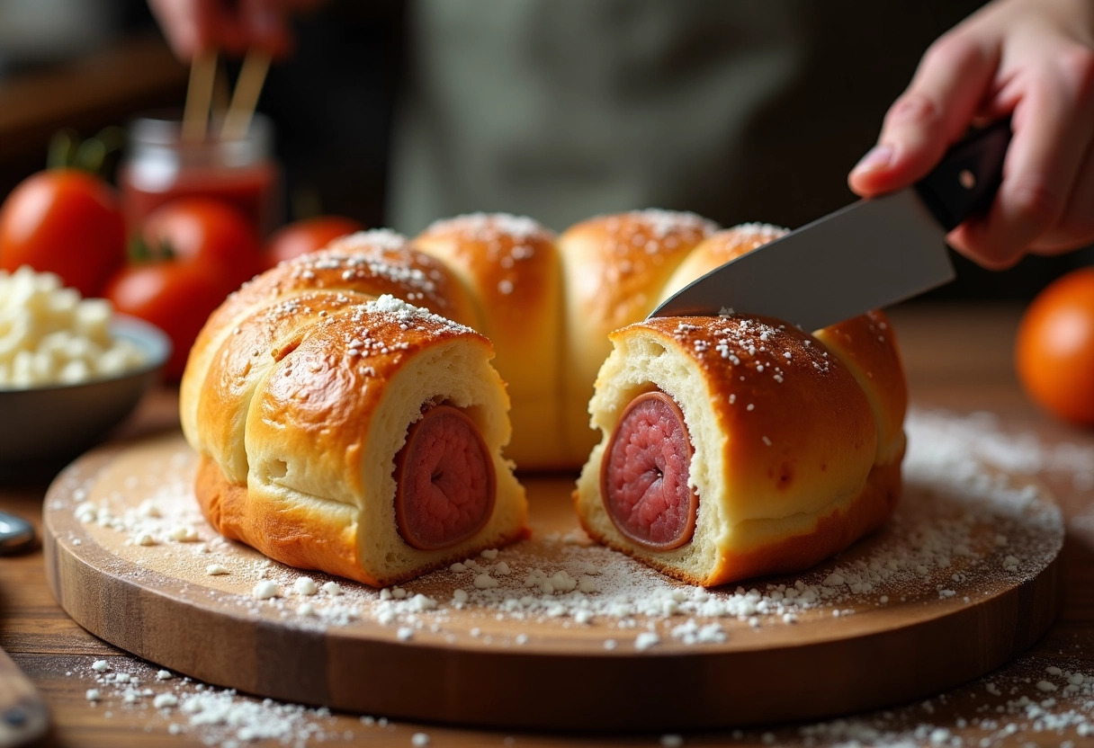 brioche saucisson