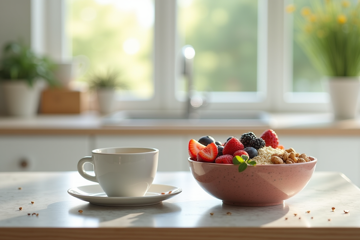 petit-déjeuner sain